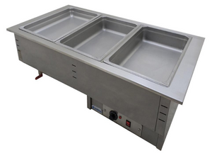 BAÑO MARIA ELECTRICO CON AGUA 3 GN - 230V. - 50/60HZ. DBM-311-S-W