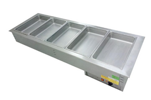 BAÑO MARIA ELECTRICO CON AGUA 5 GN - 230V. - 50/60HZ. DBM-511-S-W