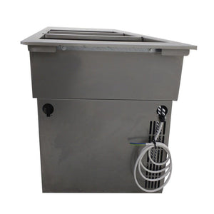 TINA/CUBA REFRIGERADA 4 GN - GRUPO INCORPORADO CON GAS R-404A - 115V. - 60HZ. DRFB-411-CU