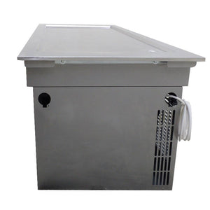 PLACA REFRIGERADA 5 GN - GRUPO INCORPORADO CON GAS R-404A - 115V. - 60HZ. DRFP-511-CU