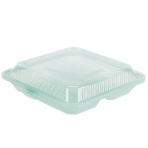 Contenedor reutilizable 3 compartimentos 23 x 23 x 7 cm  Jade