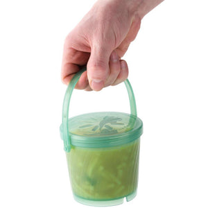 Contenedor reutilizable para sopa 12 oz . - 473 ml con tapa y asa Jade