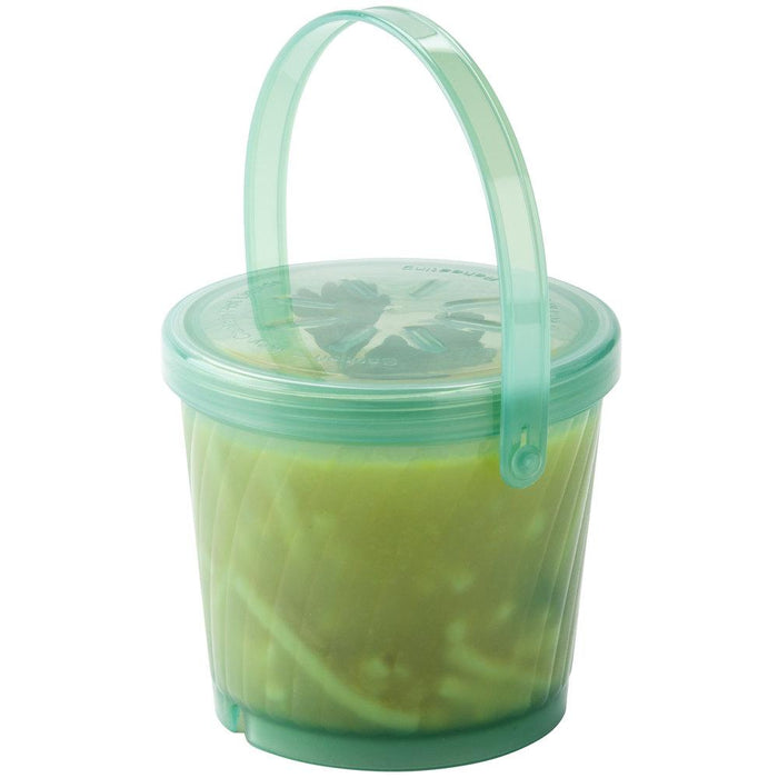 Contenedor reutilizable para sopa 12 oz . - 473 ml con tapa y asa Jade