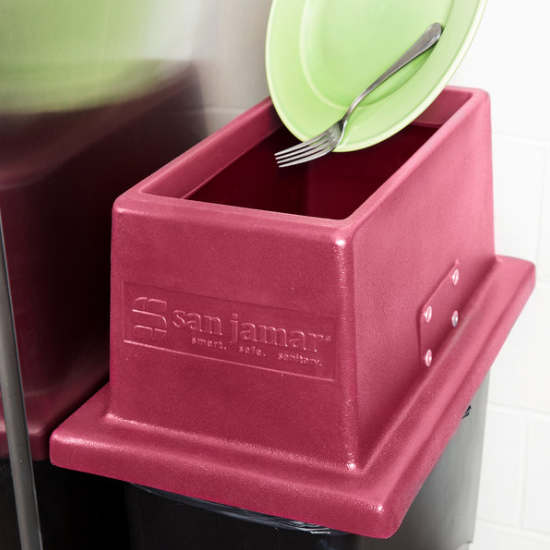 Tapa con iman salva cubiertos Katchall® bote Slim Jim tapa alta - Color vino